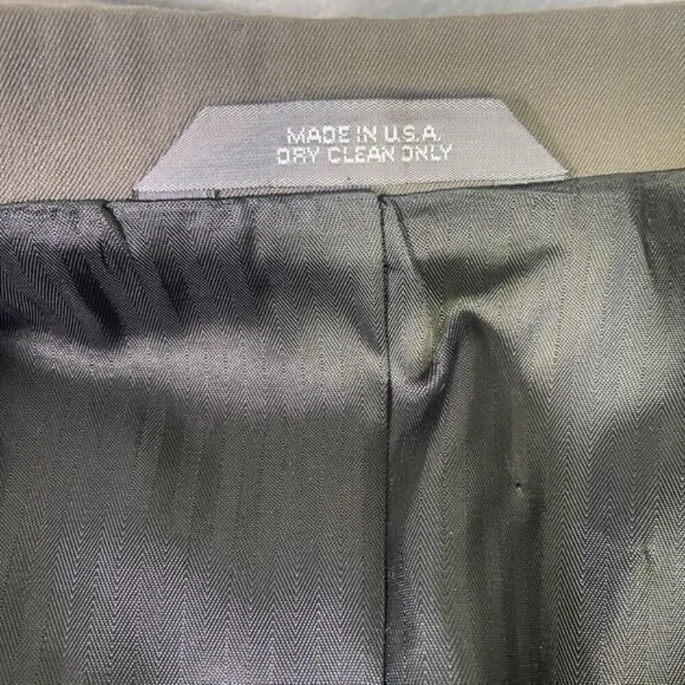 Haggar Black Label Gray Sport Coat Blazer Men’s Size‎ 44 Made In The USA